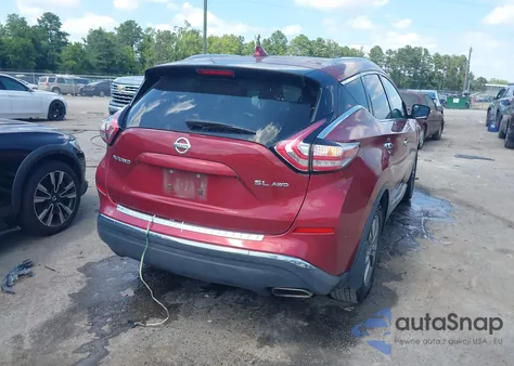 2017 Nissan Murano Sl from USA, damaged, VIN 5N1AZ2MH7HN102749